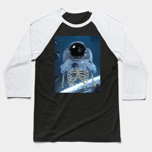 Astronaut Skeleton Baseball T-Shirt
